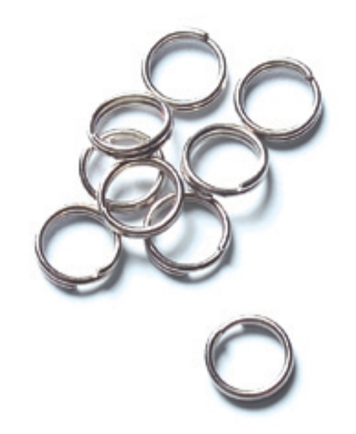 Splitring sz. 17 mm, 10 Pcs.