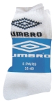 Strømper Logo Sock Umbro 3 PK