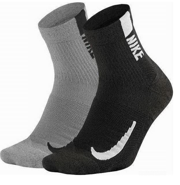 Nike Multiplier Sock høy 2PK