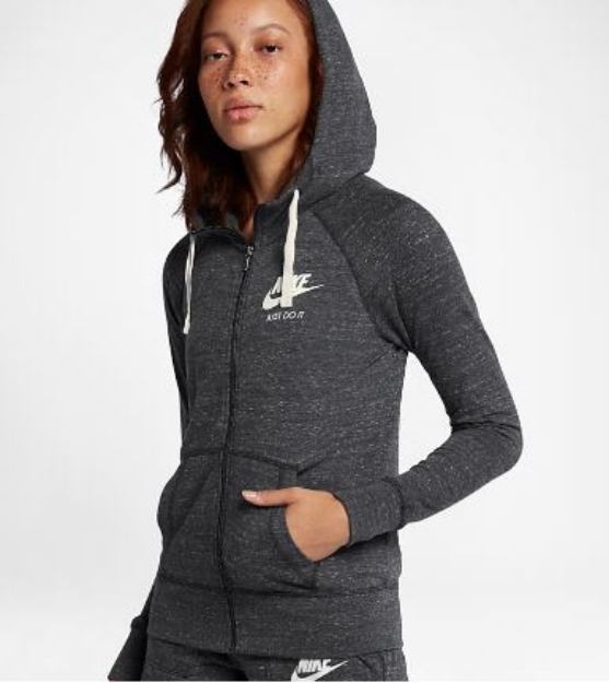 W NSW GYM VNTG HOODIE FZ