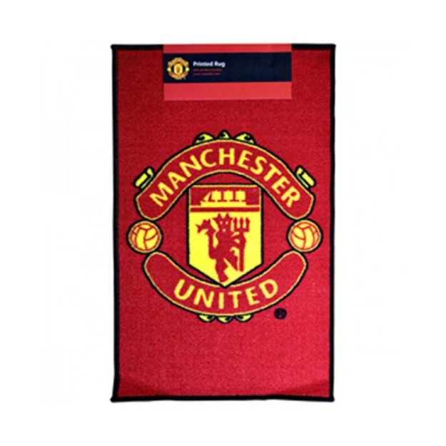 MANCHESTER UNITED PRINTED CRES RUG
