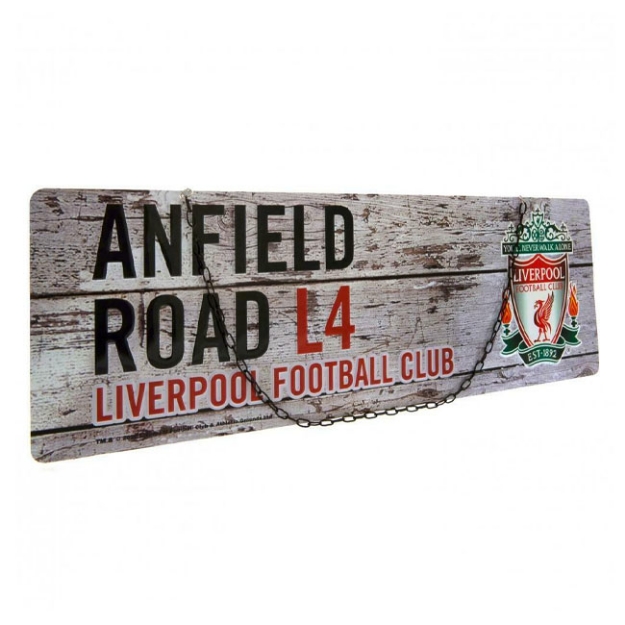 LIVERPOOL RUSTIC GARDEN HANGING STREET SIGN