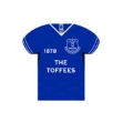 EVERTON SHIRT SHAPED METAL SIGN