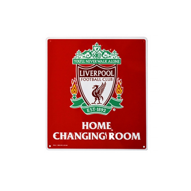 LIVERPOOL HOME CHANGING ROOM SIGN