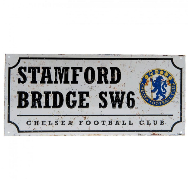 CHELSEA FC STREET SIGN RETRO