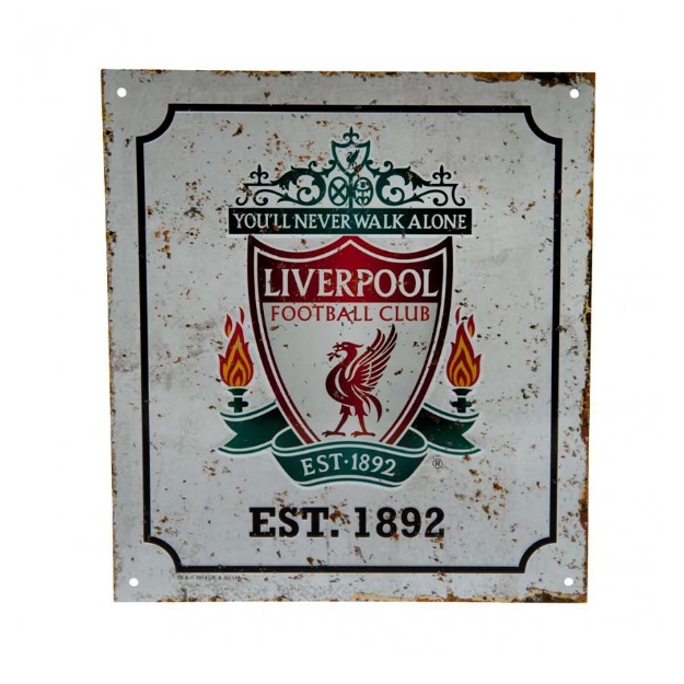 LIVERPOOL FC RETRO LOGO SIGN