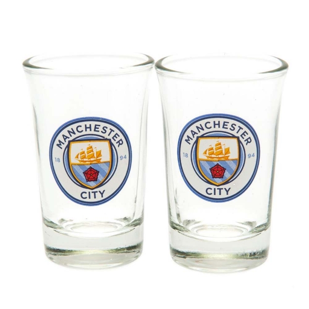 MANCHESTER CITY FC SHOT GLASS