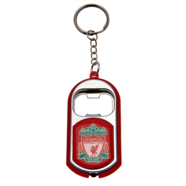 LIVERPOOL FC KEYRING TORCH BOTTLE OPENER