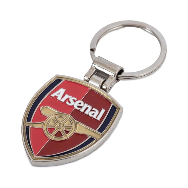 ARSENAL FC BOXED CREST KEYRING