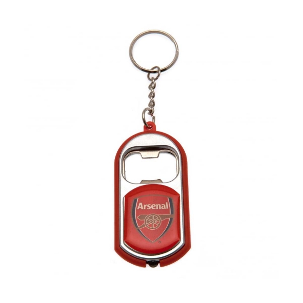 ARSENAL FC KEYRING TORCH BOTTLE OPENER